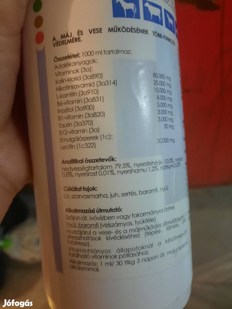 Robohepar kiegészítő takarmány vitaminokkal