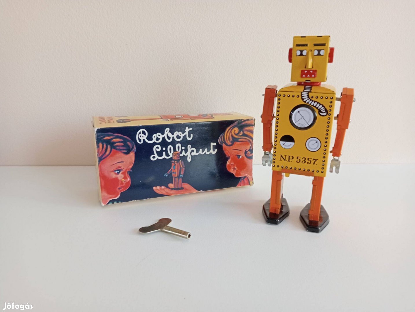 Robot Lilliput NP5357, retro hasonmás lemezjáték