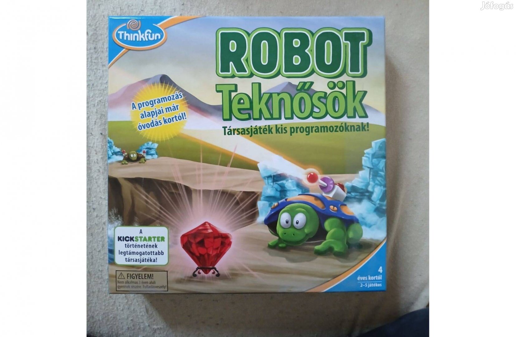 Robot teknősök Társasjáték kis programozóknak