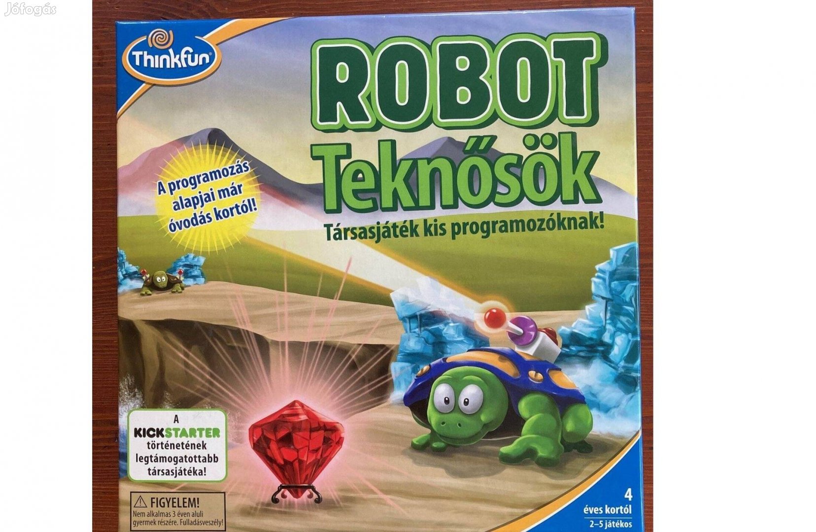 Robot teknősök, társasjáték kis programozóknak