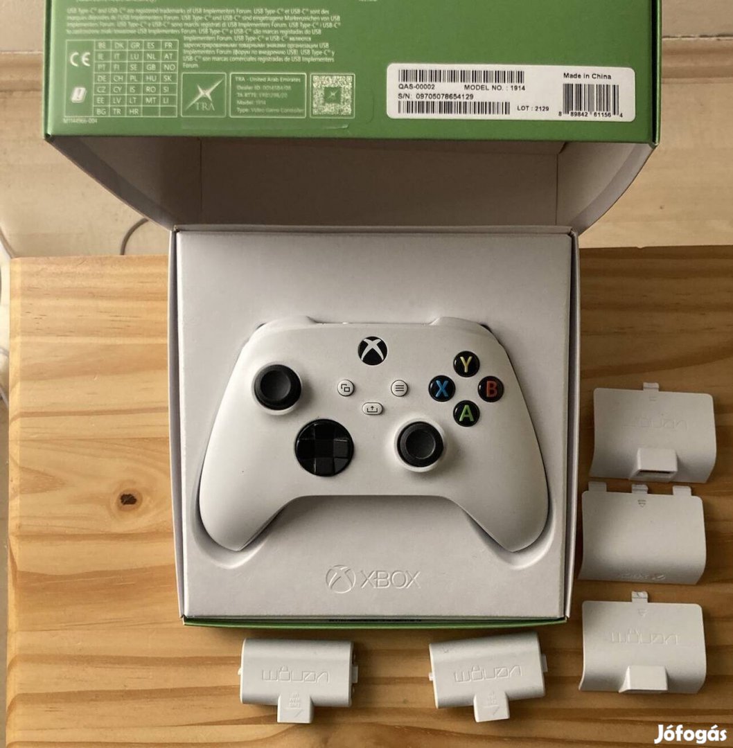 Robot white xbox kontroller 2 db akksival