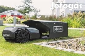Robotfűnyíró garázzsal!20-60 mm vágási magasság, esőérzékelő