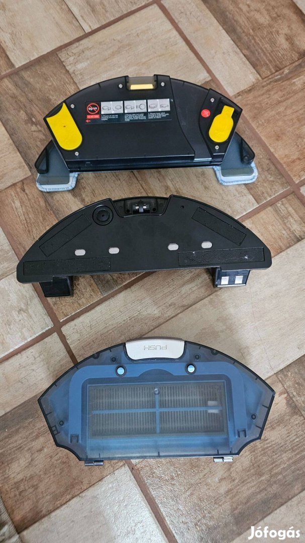 Robotporszívó tartályok