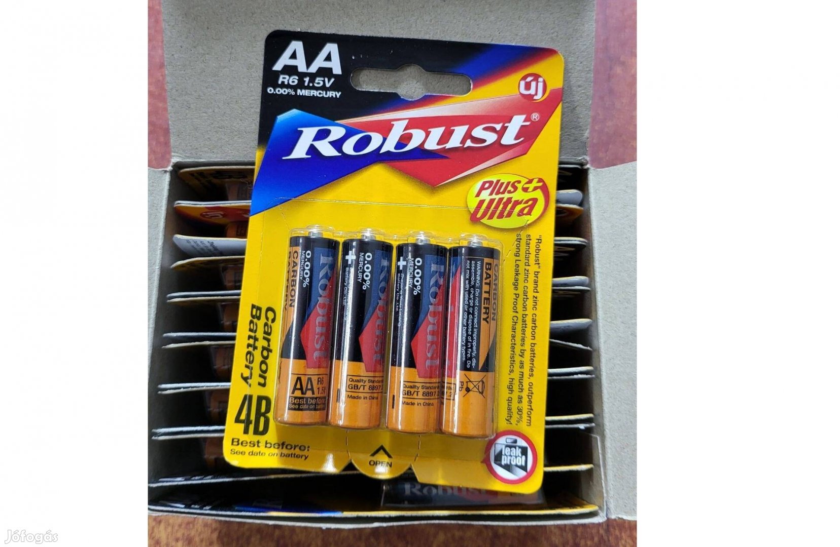 Robust ceruza AA elem 1,5V / 4db/csomag Jó minőség!