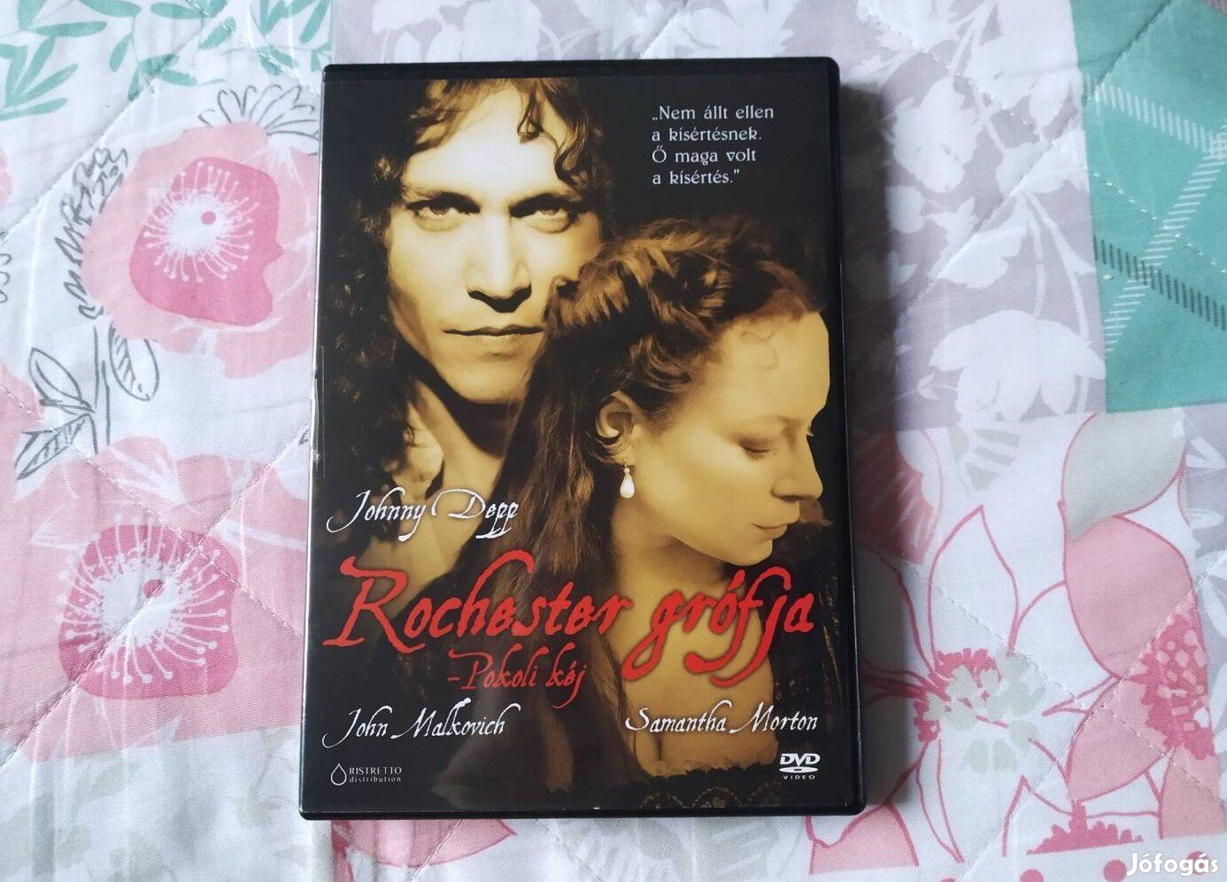 Rochester grófja DVD Johnny Depp