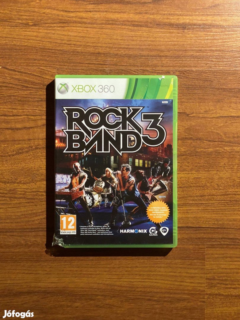 Rock Band 3 Xbox 360 játék