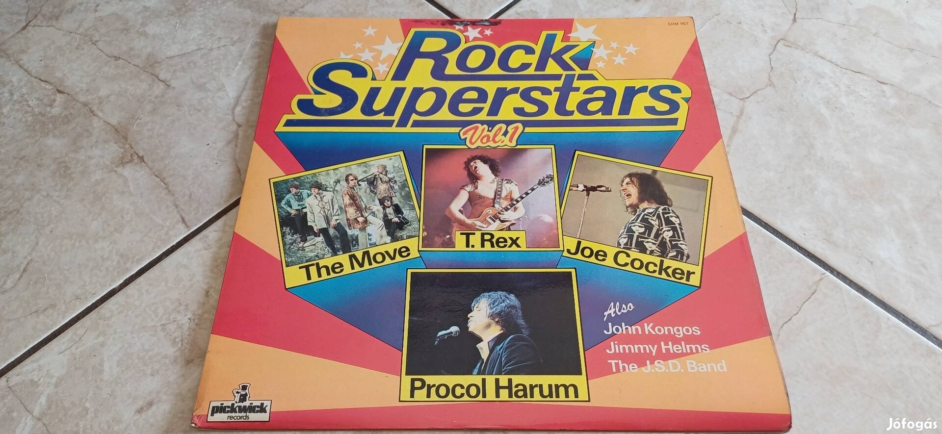 Rock Superstar bakelit hanglemez