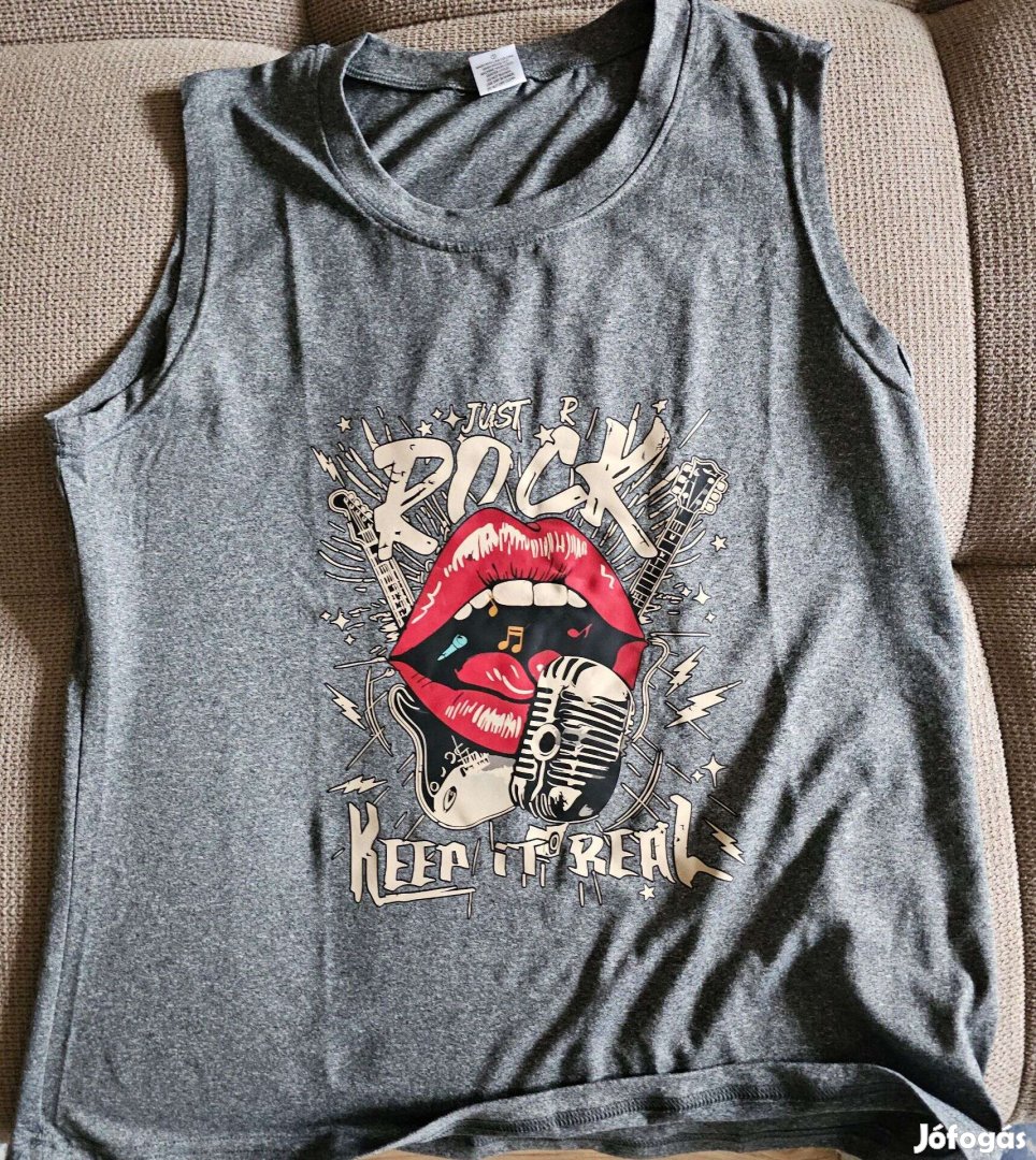 Rock atléta, póló.unisex.L méret kb, új!