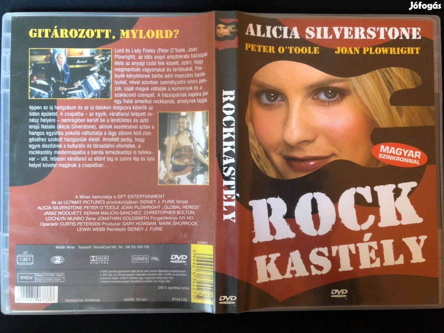 Rock kastély DVD (karcmentes, Alicia Silverstone, Peter OToole)