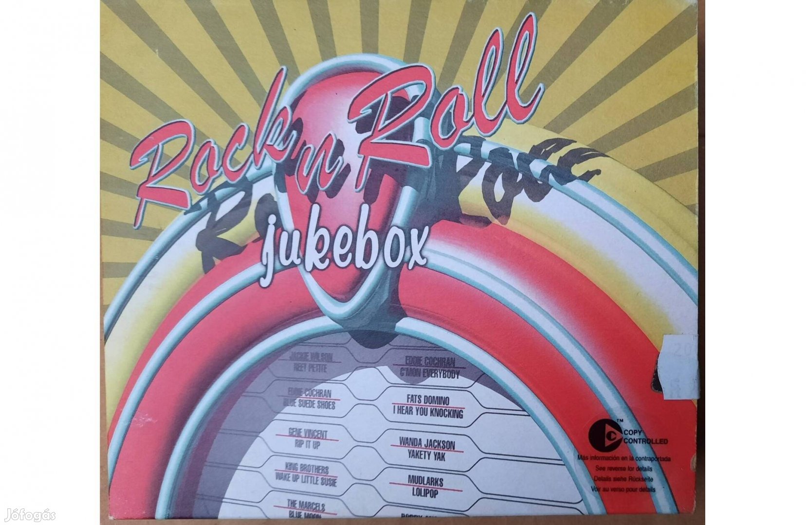 Rock n Roll jukebox, 3 darabos CD szett eladó