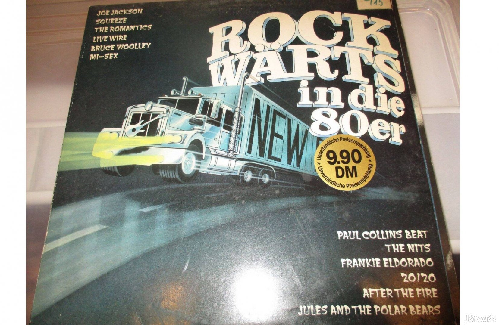 Rock wärts in die 80er bakelit hanglemez eladó
