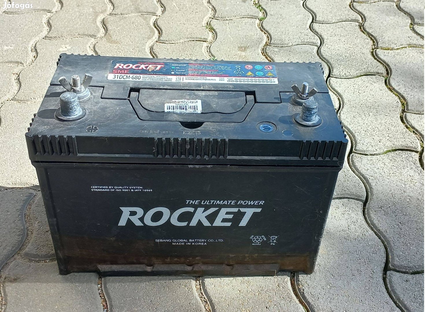 Rocket 110 Ah munkaakkumlátor + töltő