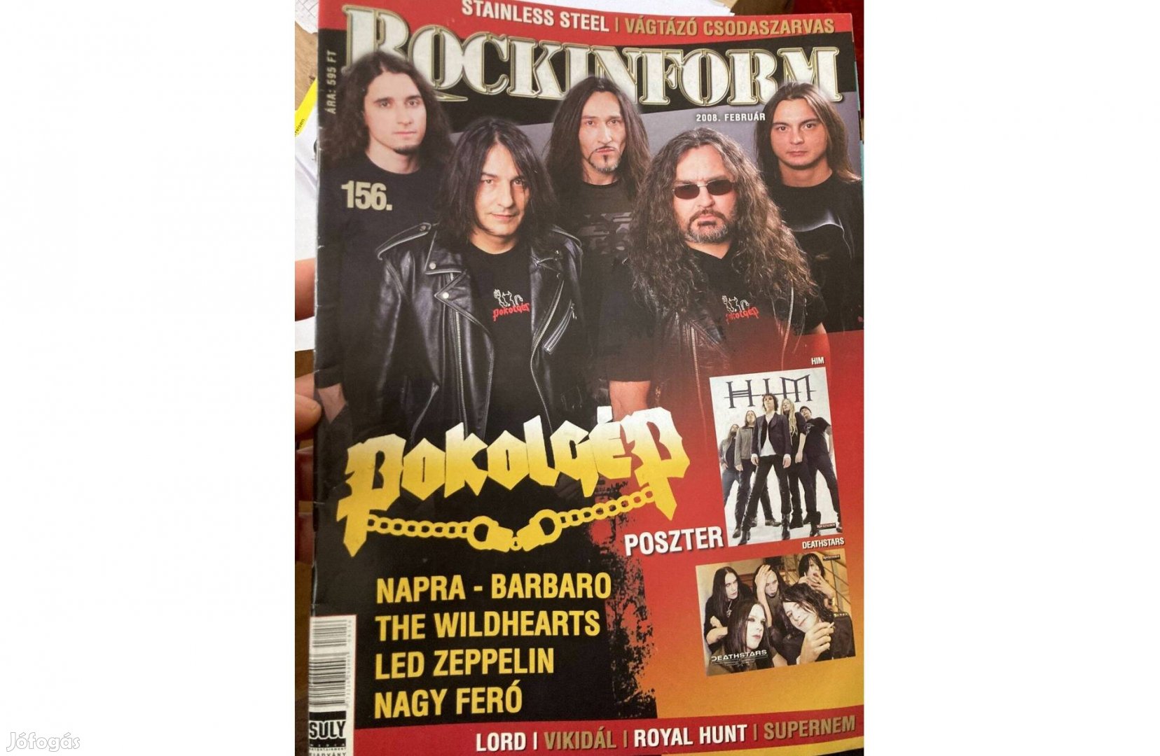 Rockinform 2008 február Pokolgép HIM Nagy Feró Led Zeppelin