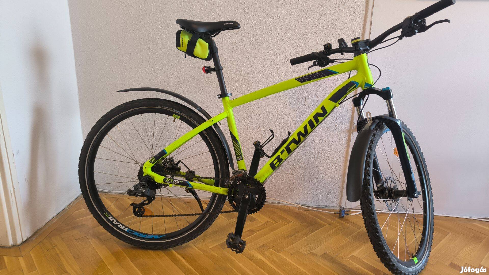 Rockrider Btwin 520 ST zöld színben, L-es méretben