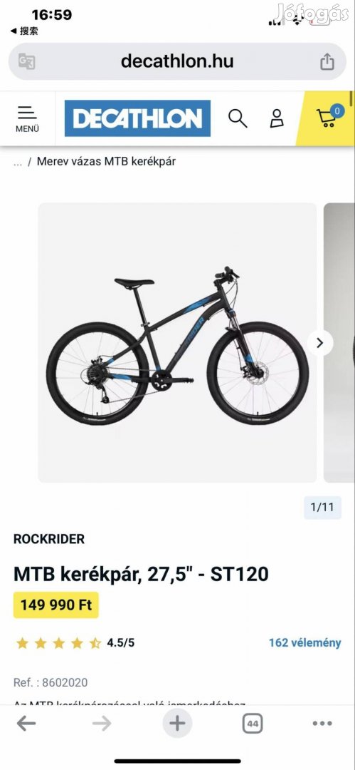 Rockrider férfi bicikli 