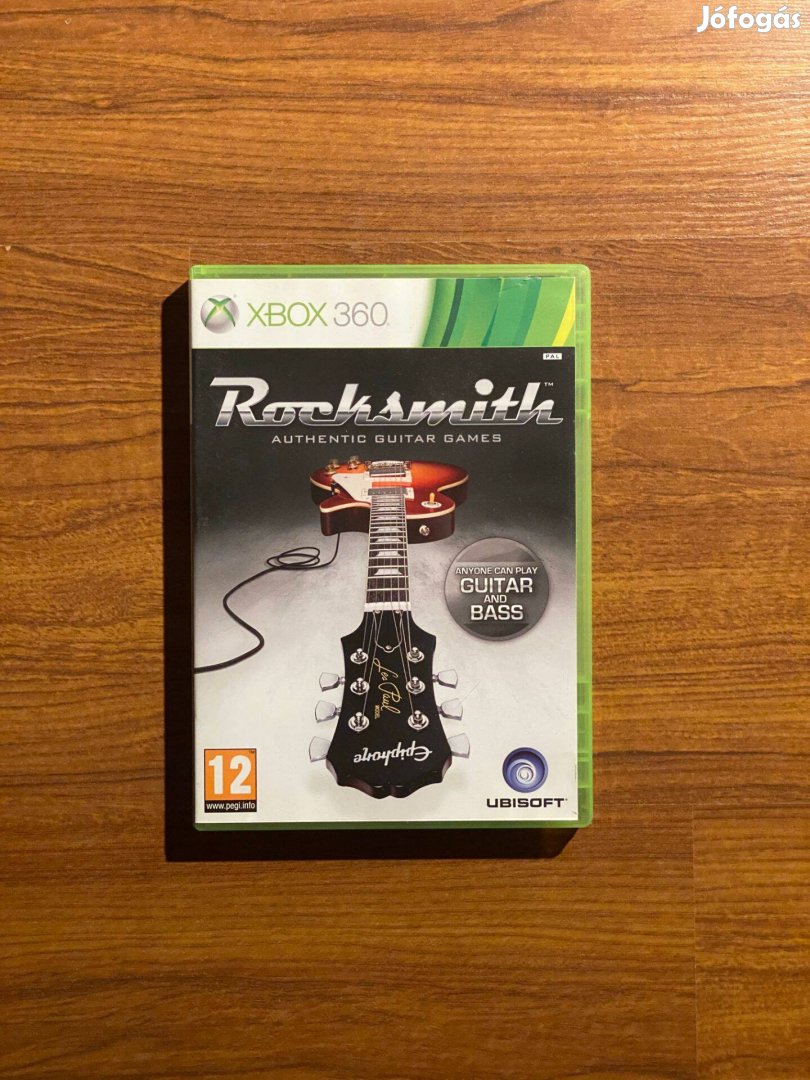 Rocksmith Authenic Guitar Games Xbox 360 játék