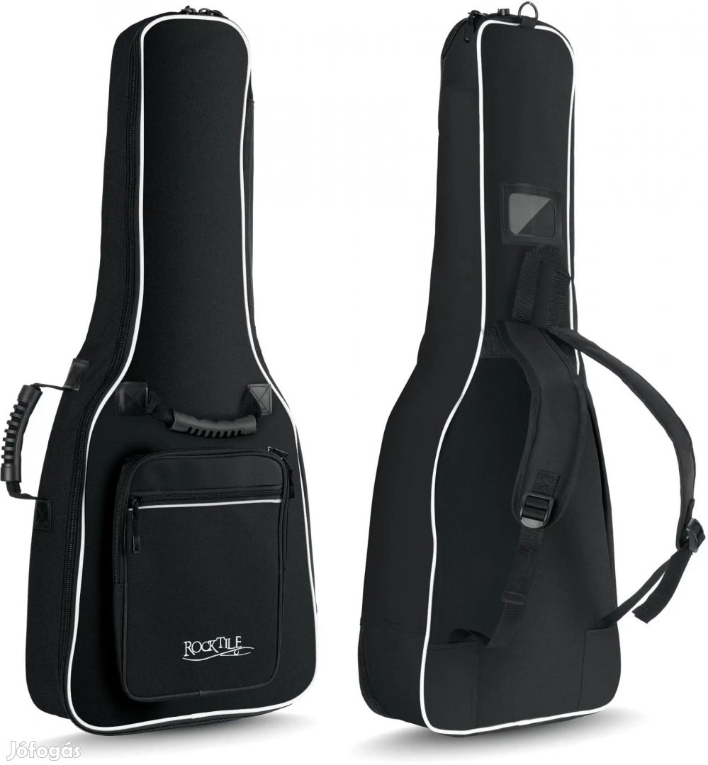 Rocktile 1/2 klasszikus gitár tok párnázott, hátizsák pánttal fekete