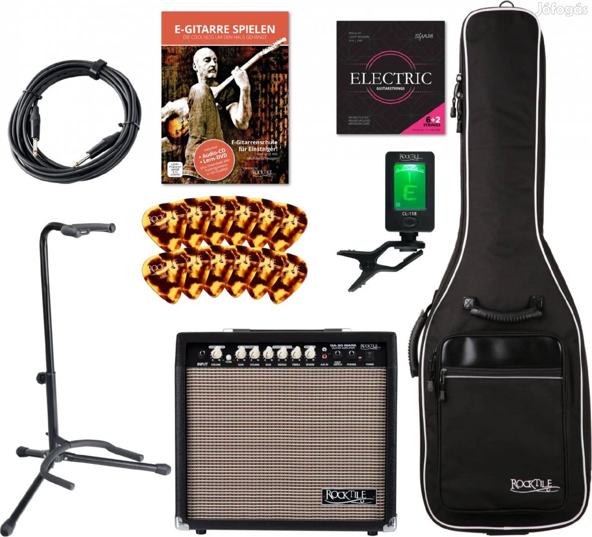 Rocktile 8 darabos kezdő szett elektromos gitárhoz
