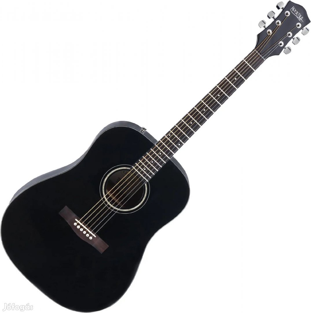 Rocktile D-60 Akusztikus Gitár Fekete