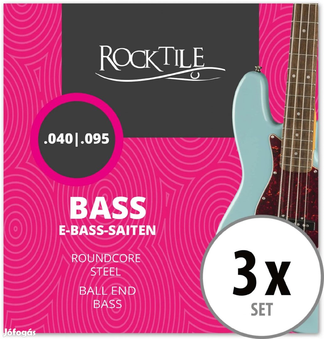 Rocktile E-Basszus Húrok 3 darabos készlet