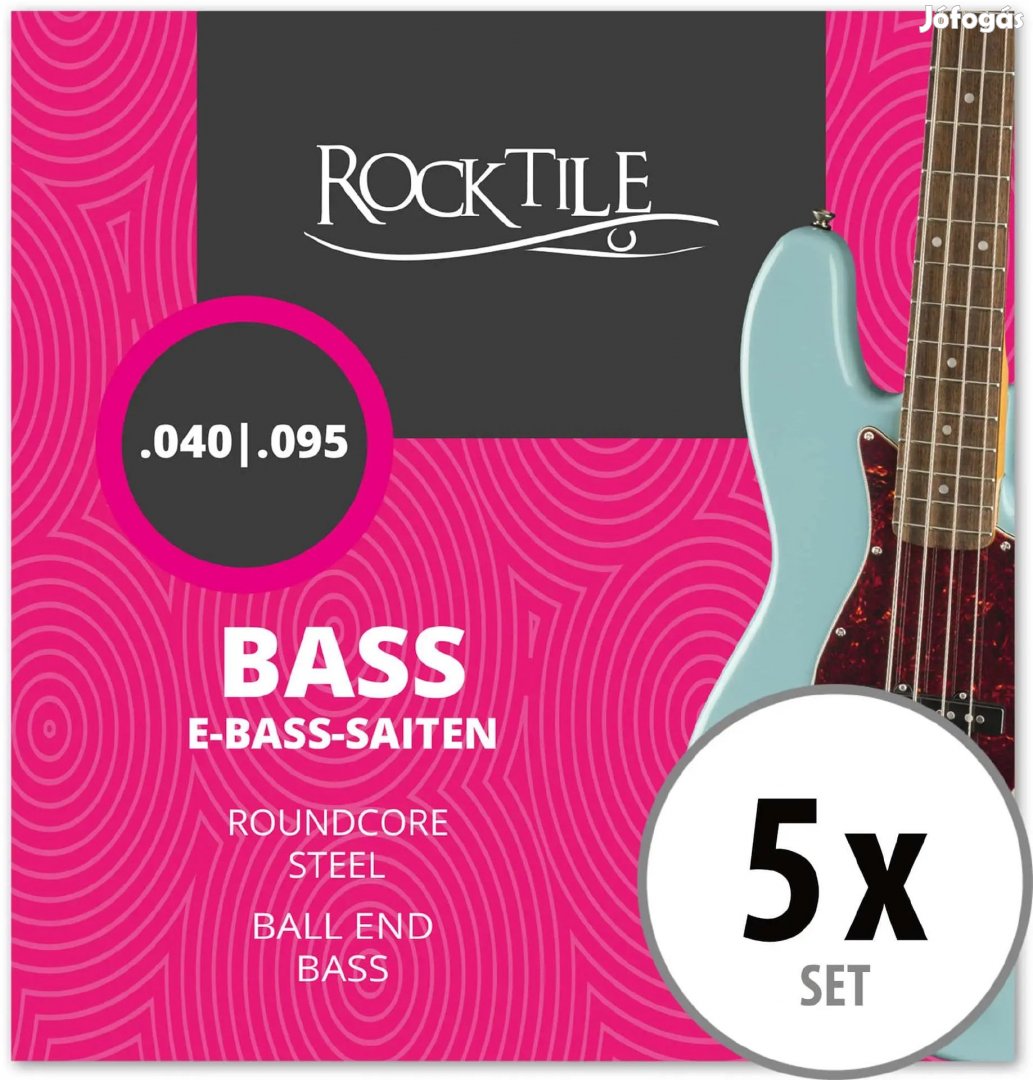 Rocktile E-Basszus Húrok 5 darabos készlet