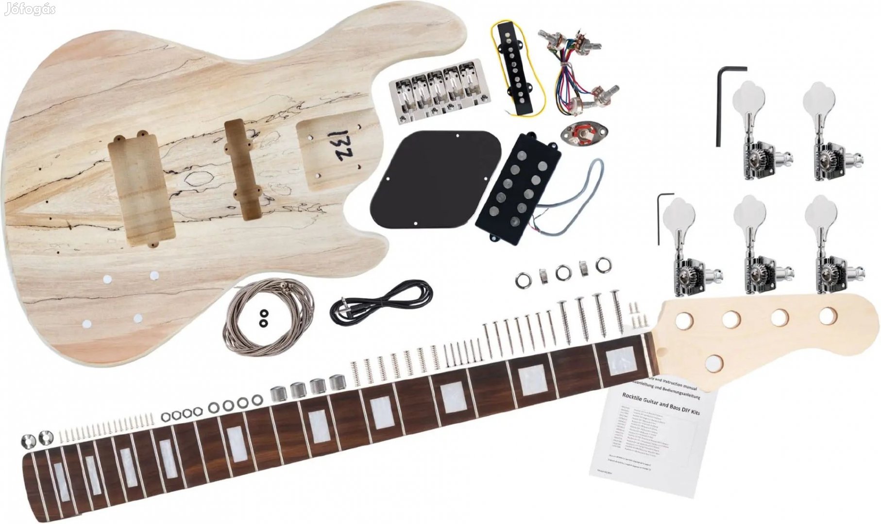Rocktile Elektromos Basszusgitár Kit JBH5 Stílus