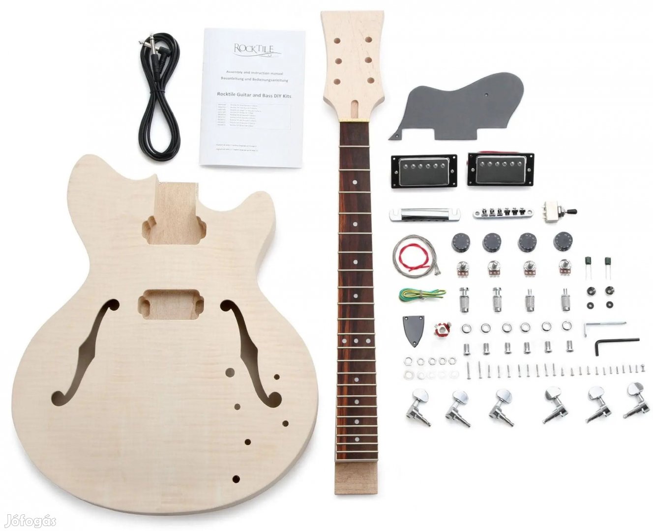 Rocktile Elektromos Gitár HB Stílusú Építőkészlet