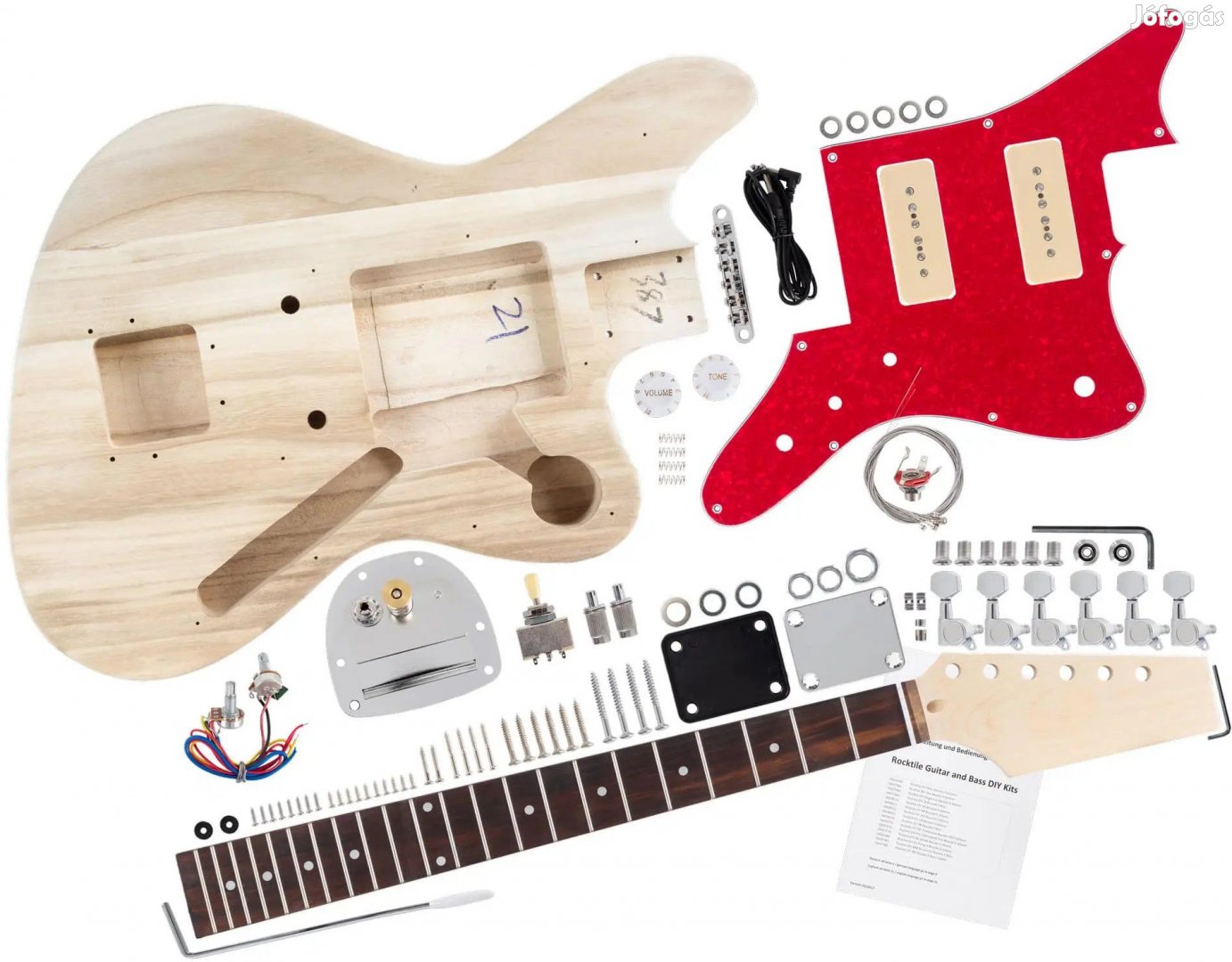 Rocktile Elektromos Gitár JAG Stílusú Építőkészlet