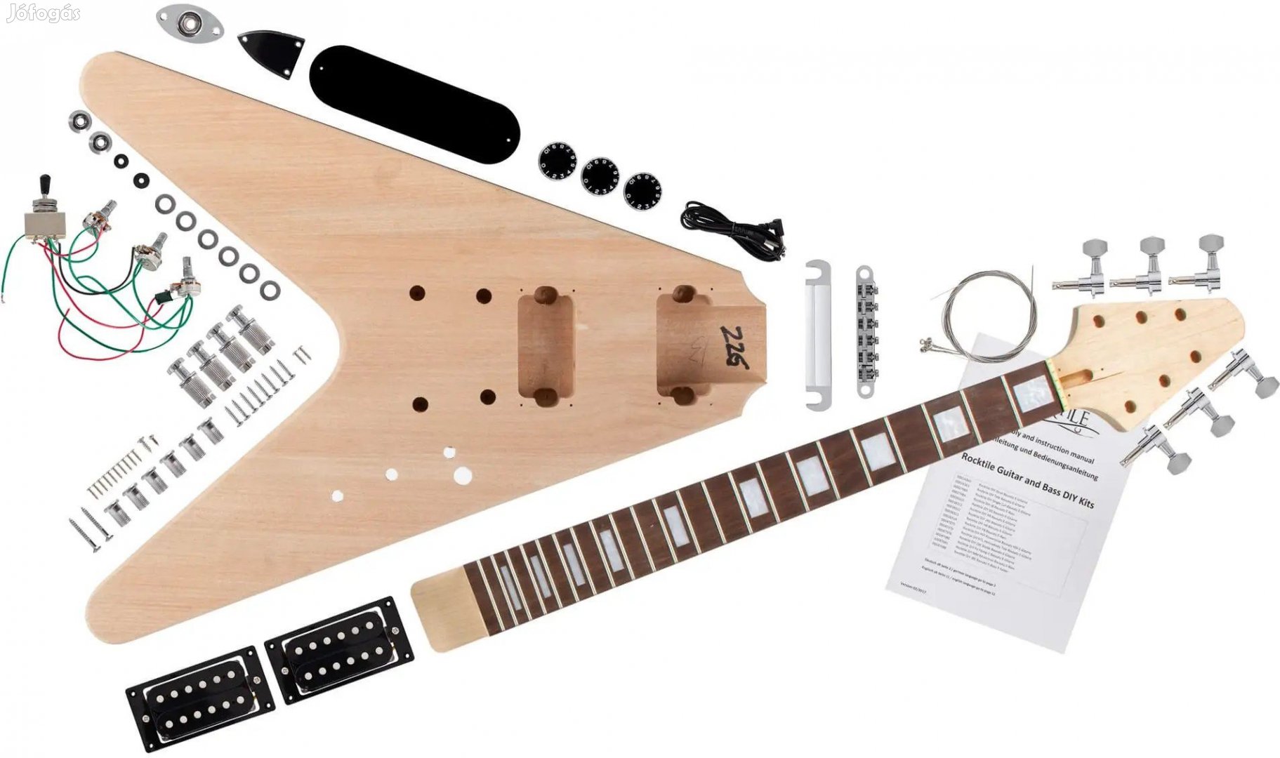 Rocktile Elektromos Gitár Kit FV Stílus