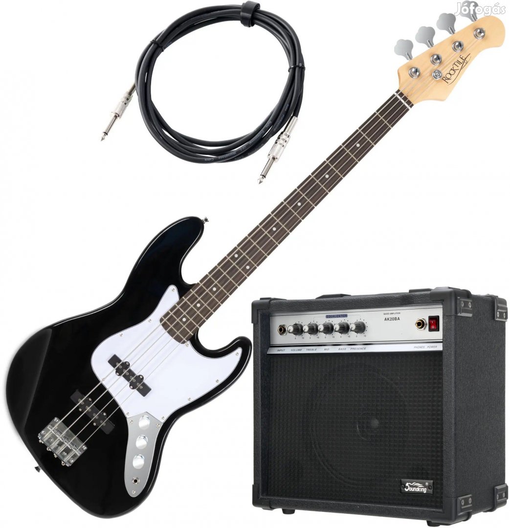 Rocktile Fatboy II BK E-Basszus Fekete Szett Soundking basszus
