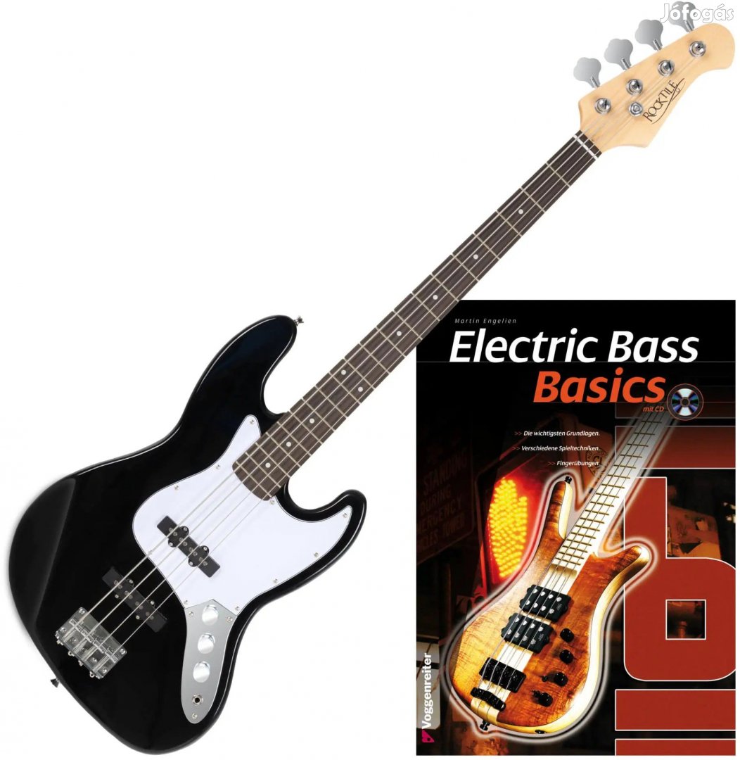 Rocktile Fatboy II E-Basszusgitár fekete szett