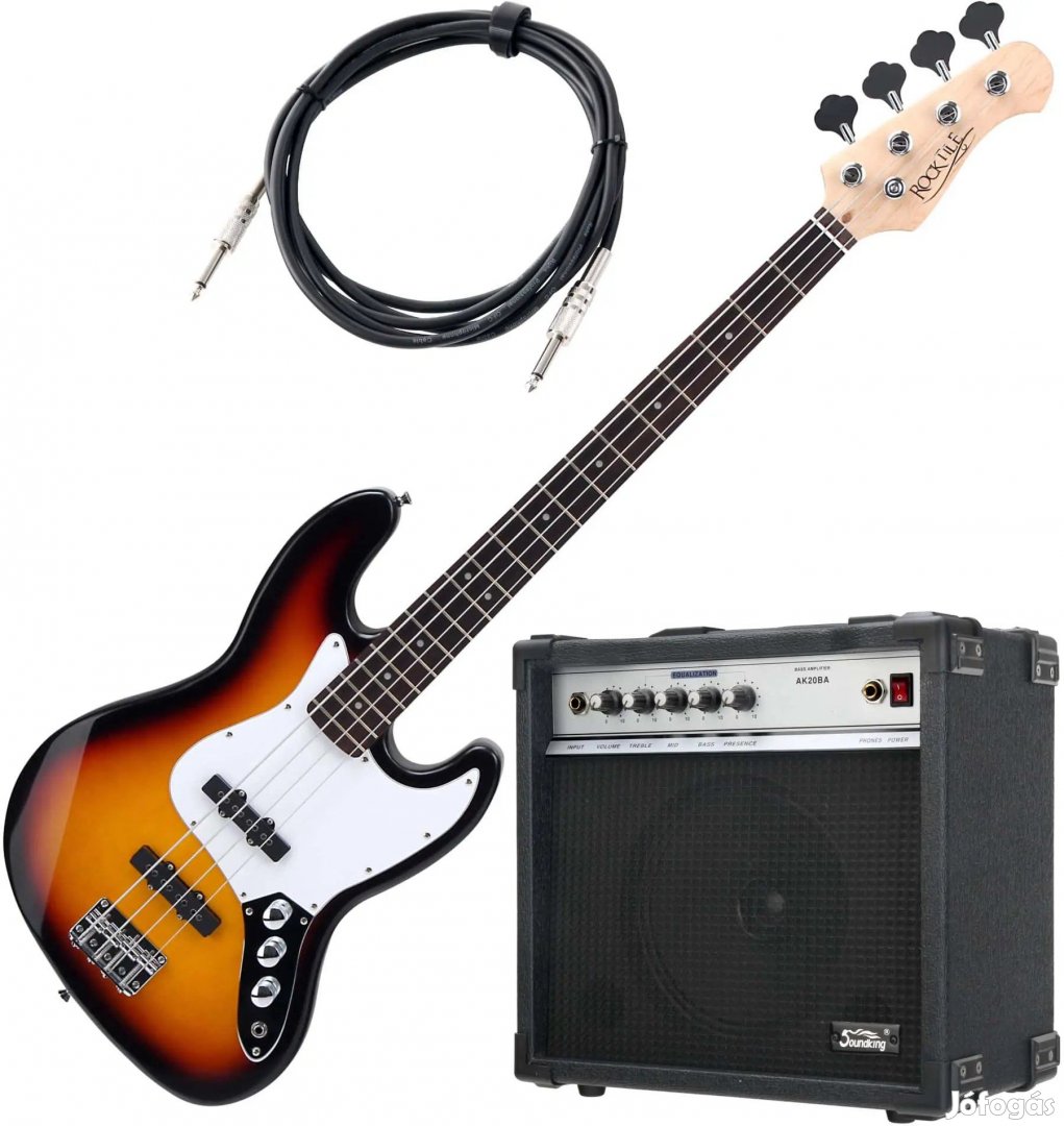 Rocktile Fatboy II SB E-bass Napkitörés Szett Soundking Basszus