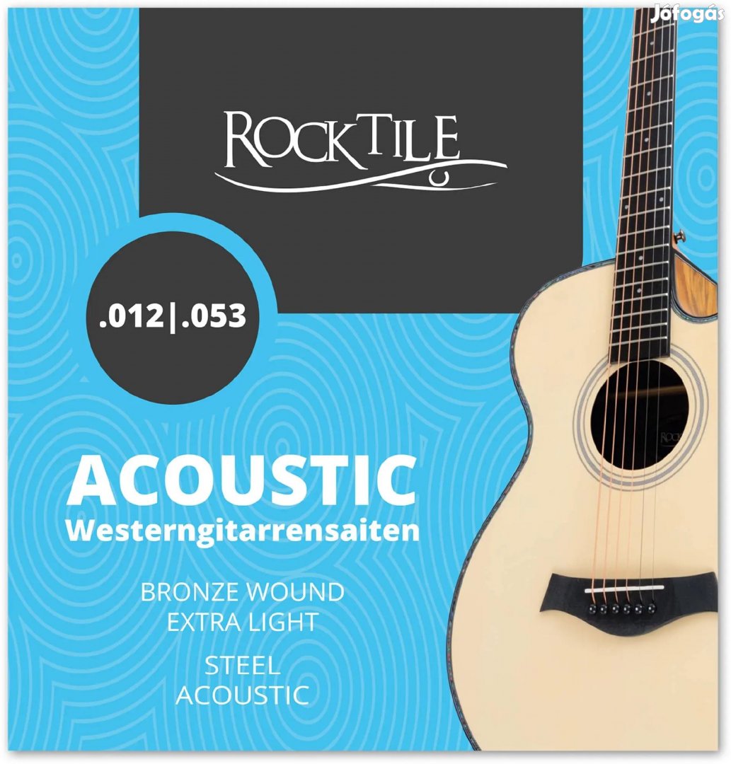 Rocktile Húrok Akusztikus Gitárhoz Könnyű