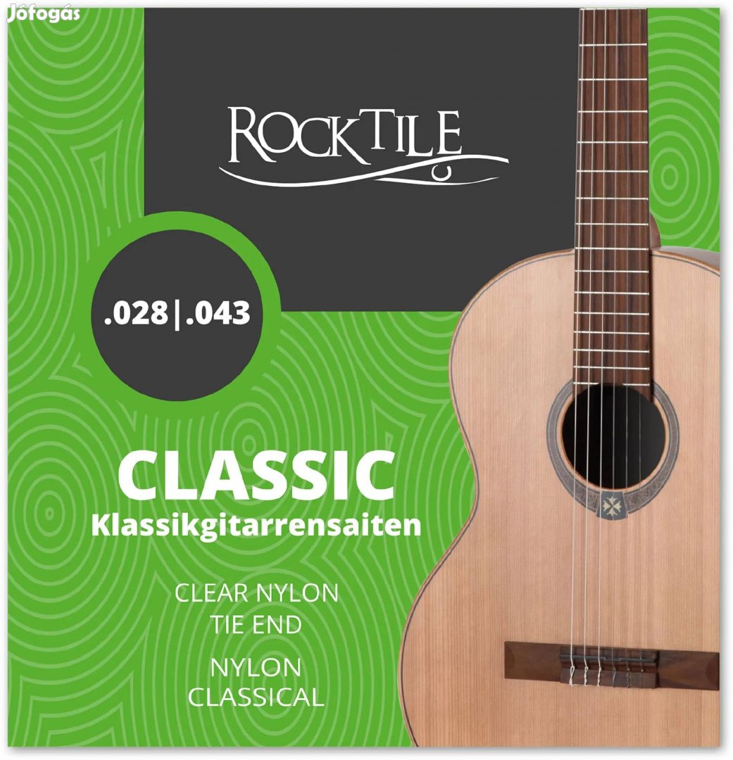 Rocktile Klasszikus Gitár Húrok Extra Könnyű 6 Húr