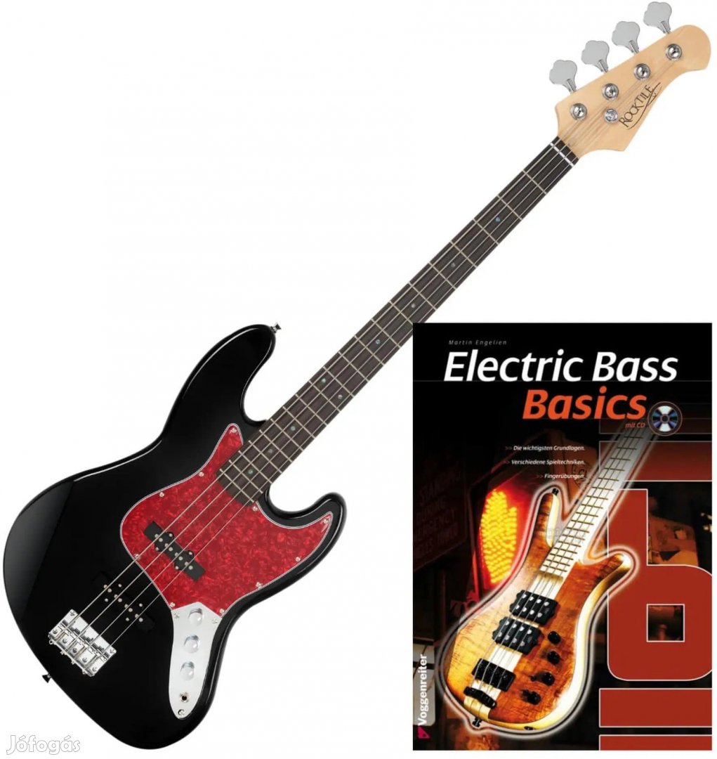 Rocktile Pro JB-30BK '70-es évek deluxe basszusgitár szett
