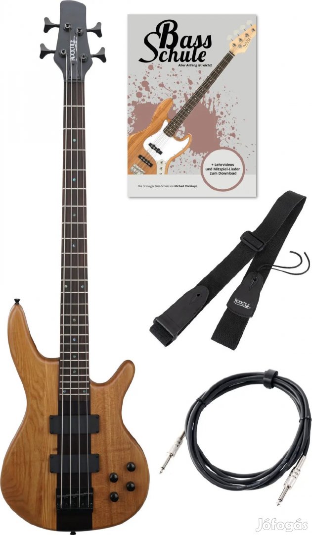 Rocktile Pro LB104-N LowBone Elektromos Basszusgitár Készlet