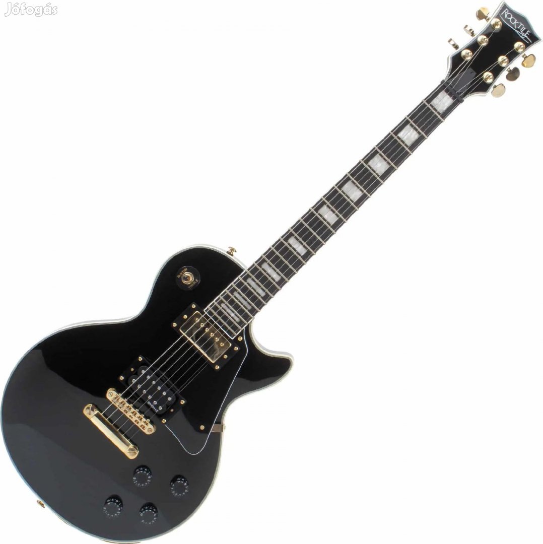 Rocktile Pro L-200BK Elektromos Gitár Fekete Deluxe