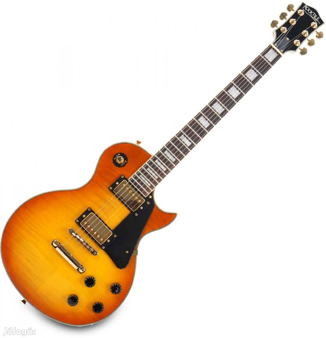 Rocktile Pro L-200OHB Elektromos Gitár Narancs Honey Burst