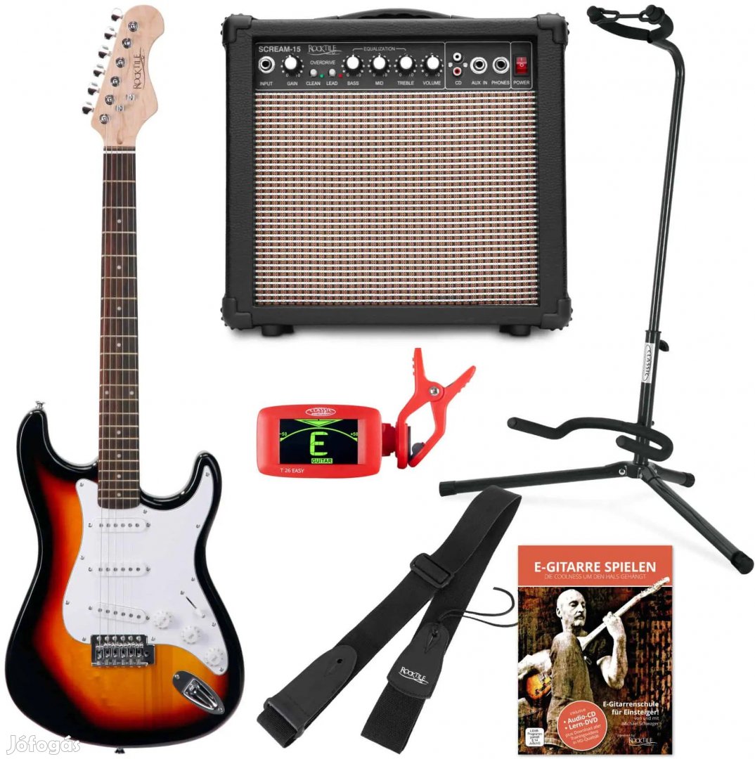 Rocktile Sphere Elektromos Gitár Klasszikus Szett Sunburst
