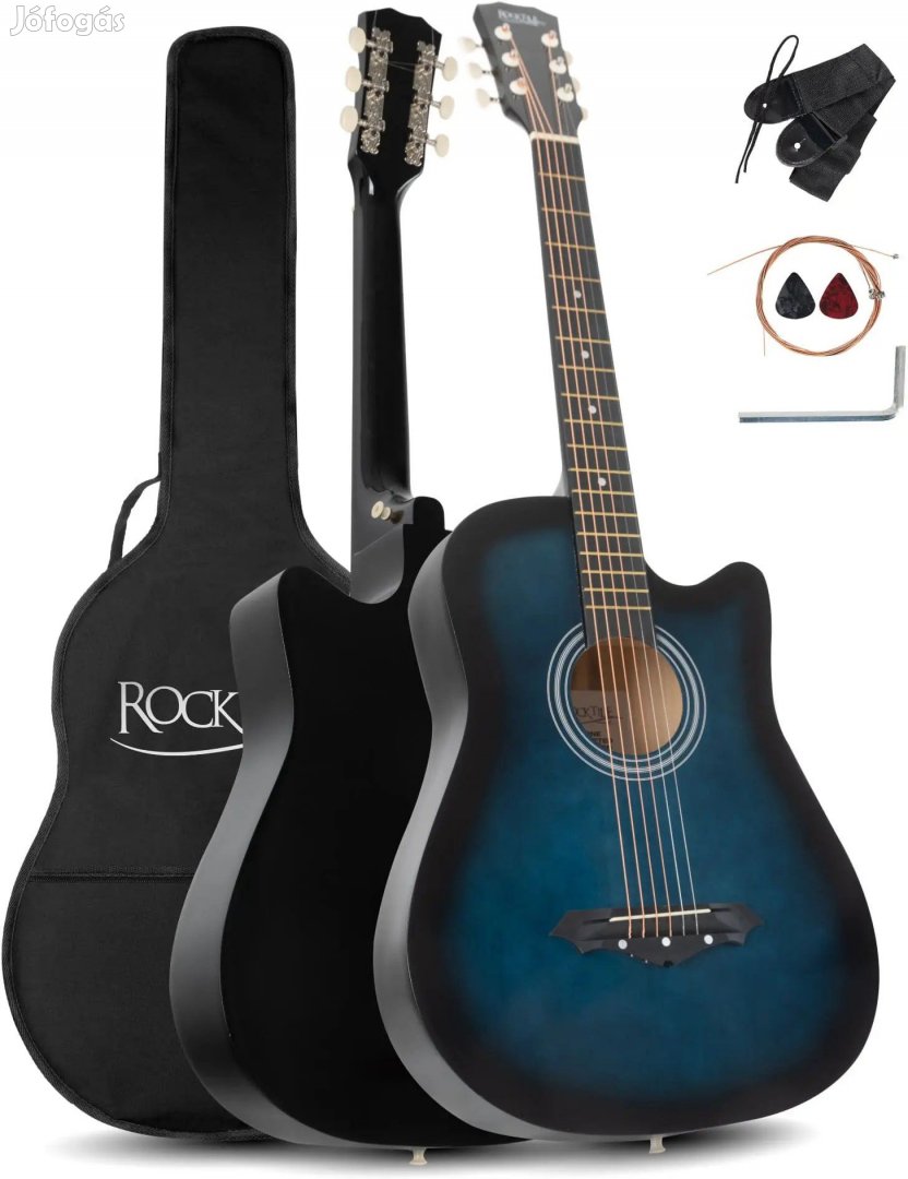 Rocktile WSD-5C-BUB Slim Line akusztikus gitár szett blueburst