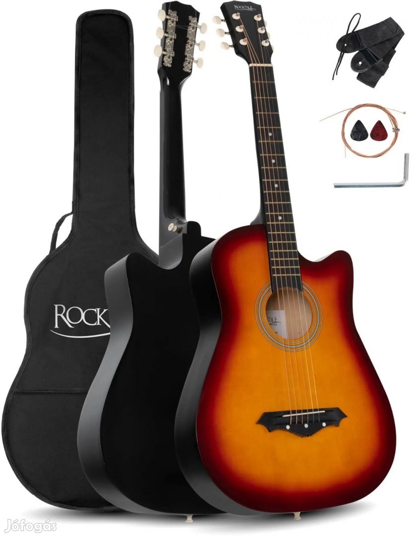Rocktile WSD-5C-SB Slim Line akusztikus gitár szett sunburst