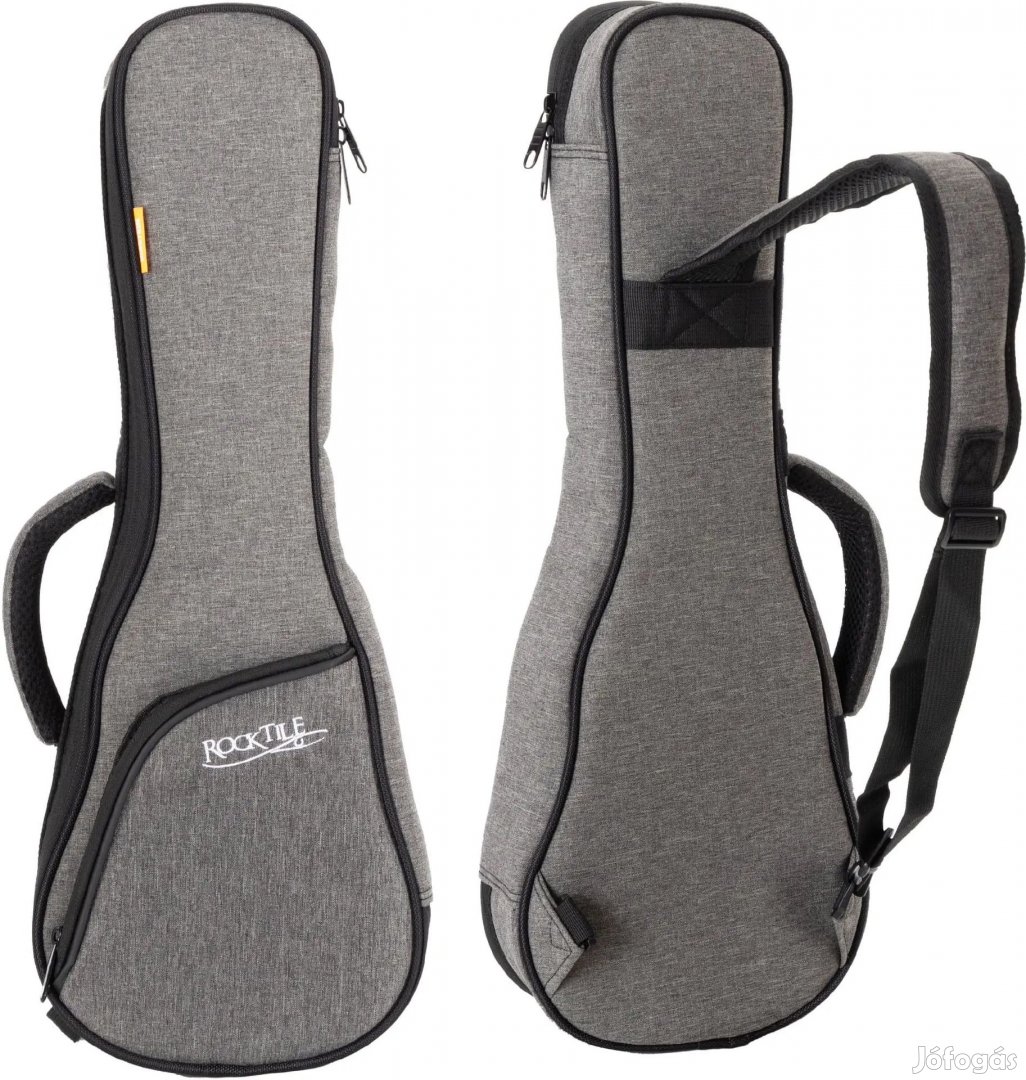 Rocktile szoprán ukulele tok szürke/fekete