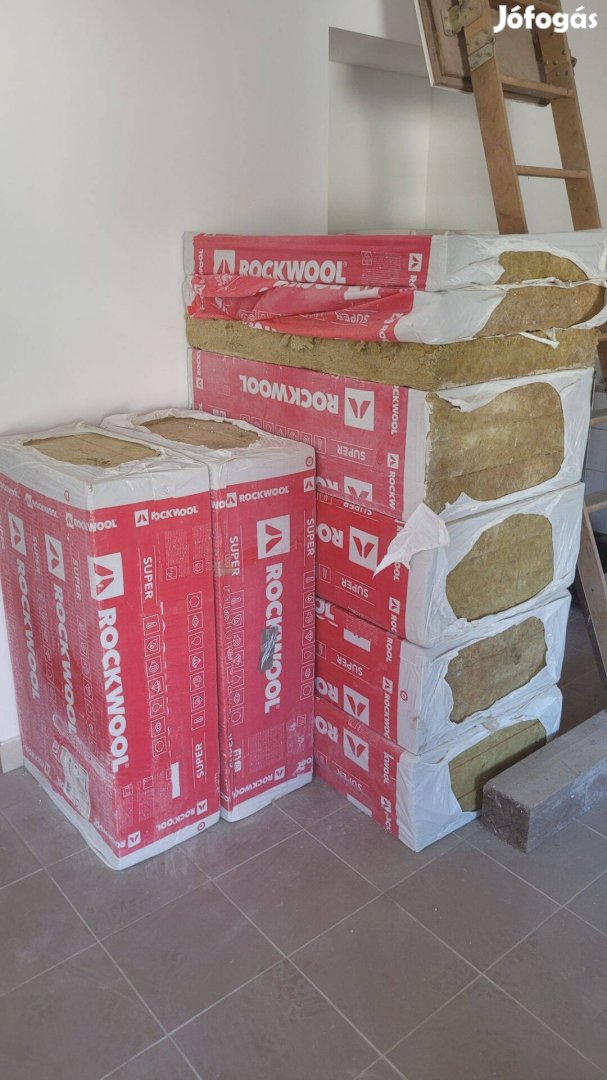 Rockwool Frontrock Super 10 cm, szigetelés, kőzetgyapot