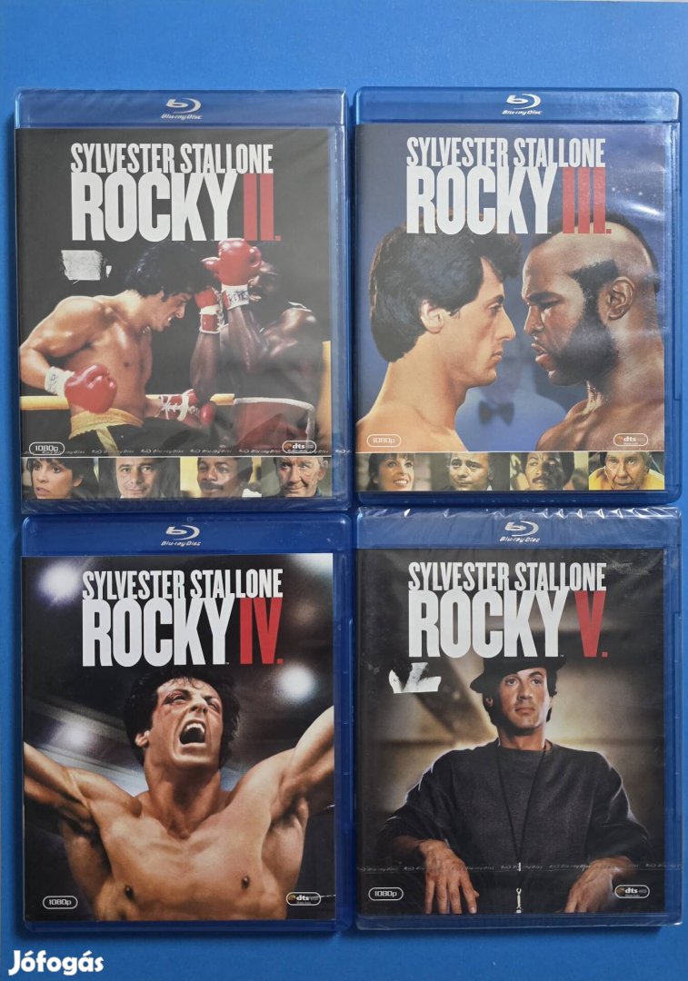 Rocky 2,3,4,5rész blu-ray