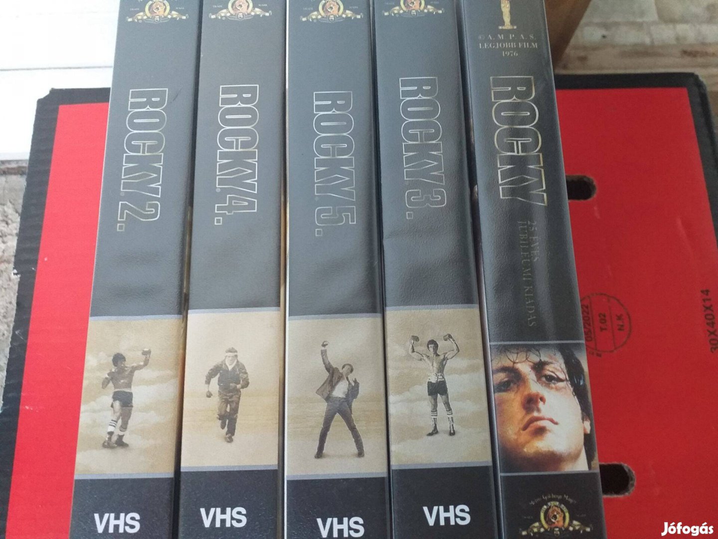 Rocky VHS, 5 darabos sorozat eladó