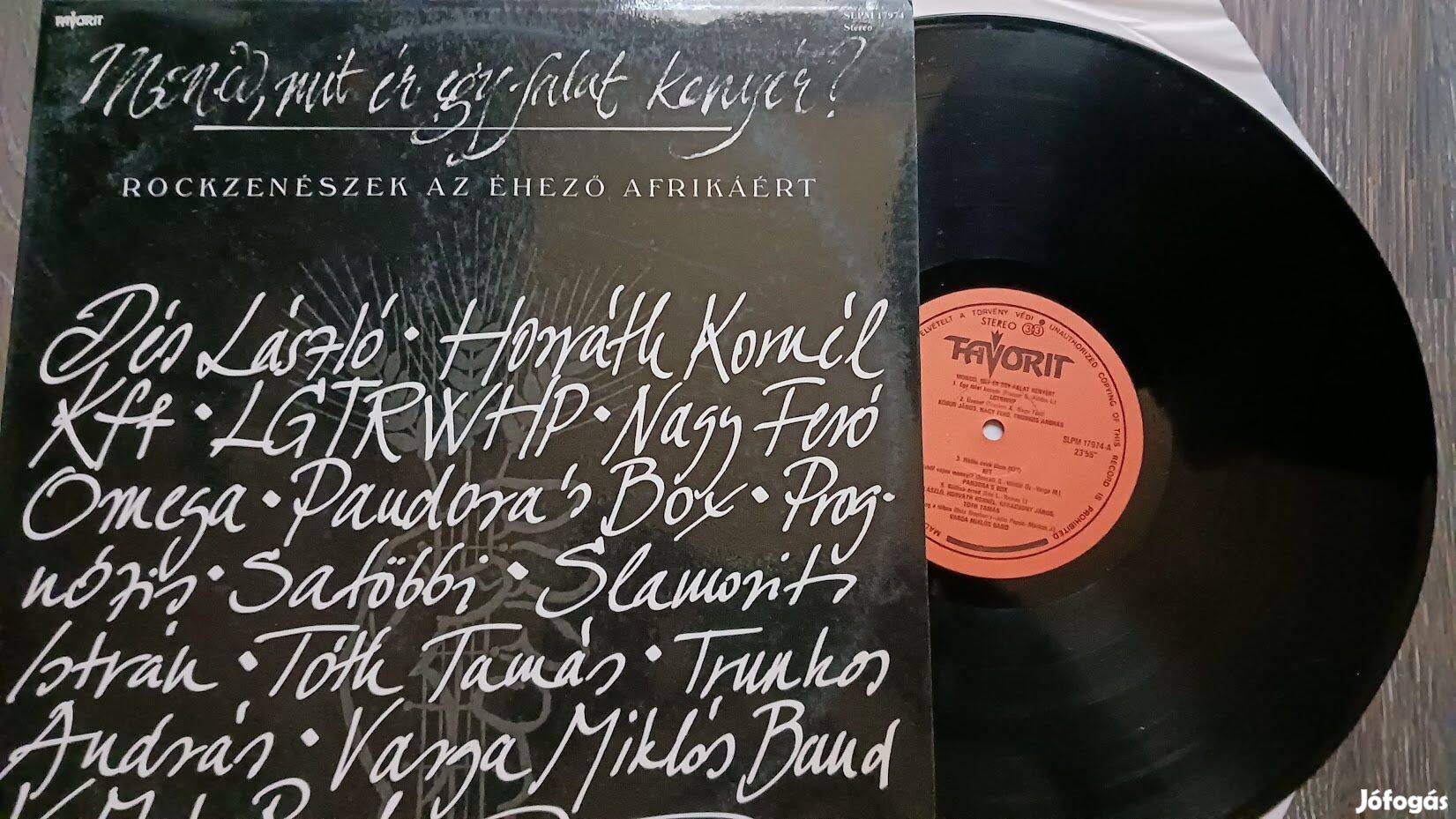 Rockzenészek az Éhező Afrikáért 1985 bakelit