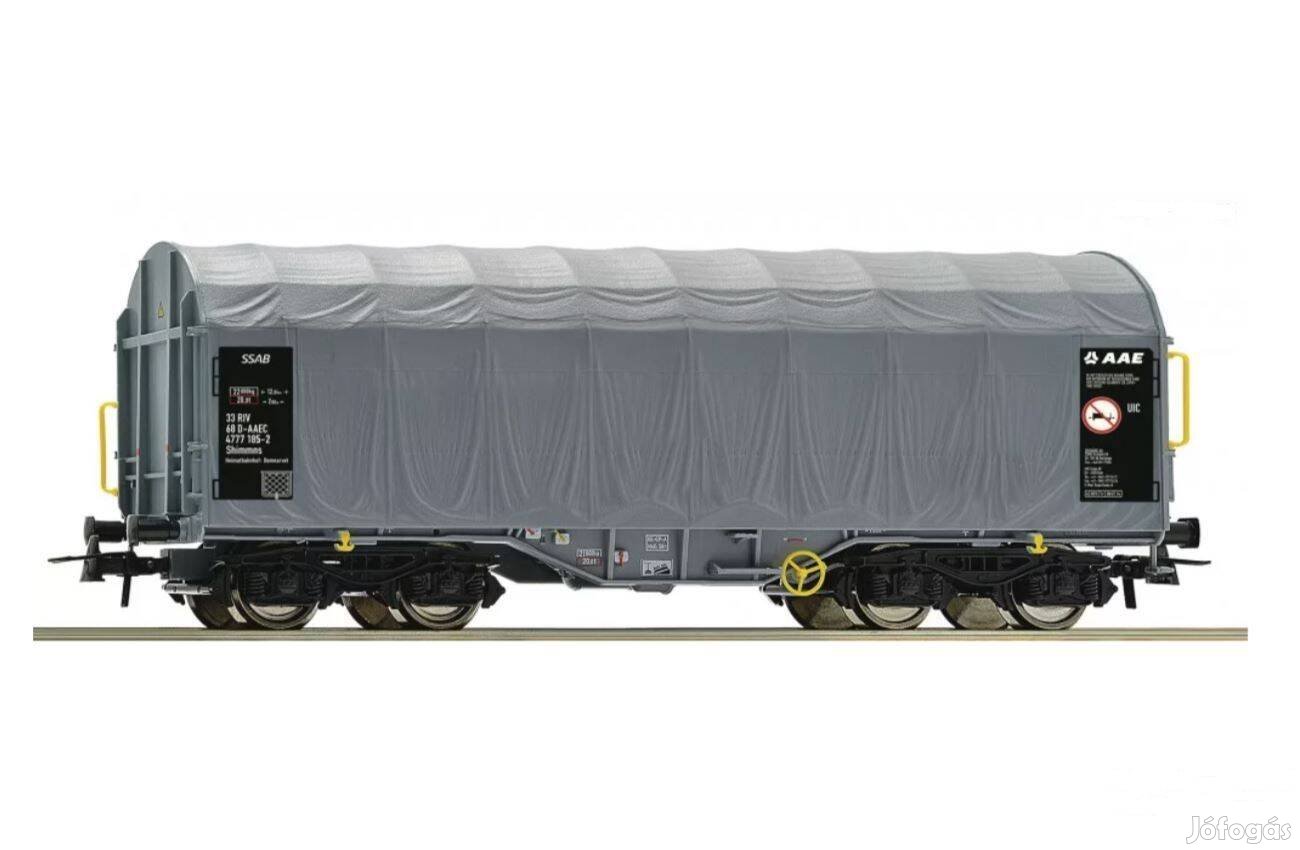 Roco D-AAE Shimmns lemeztekercs szállító kocsi H0