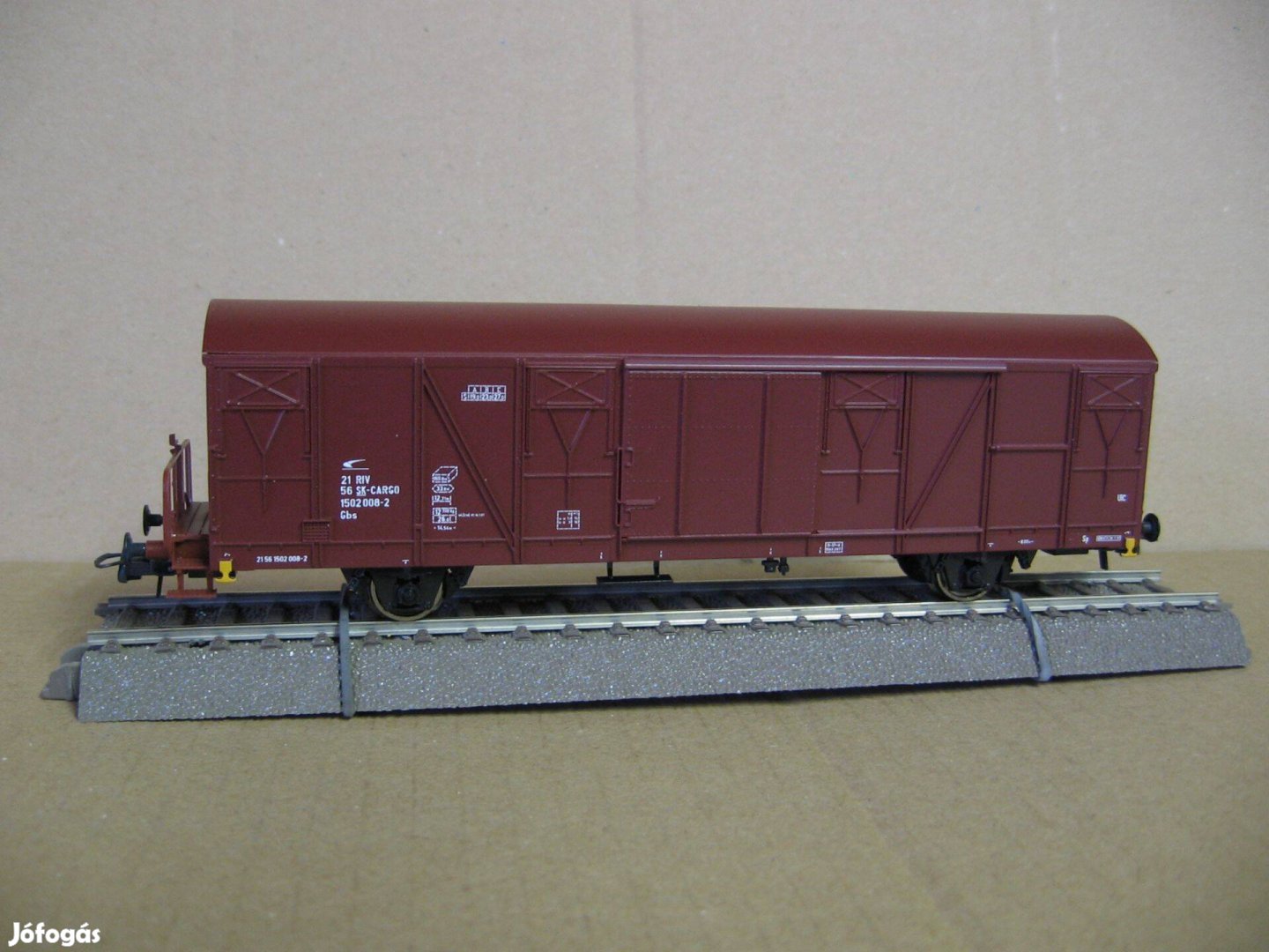 Roco SK Cargo Gbs Fedett tehervagon fékállással H0