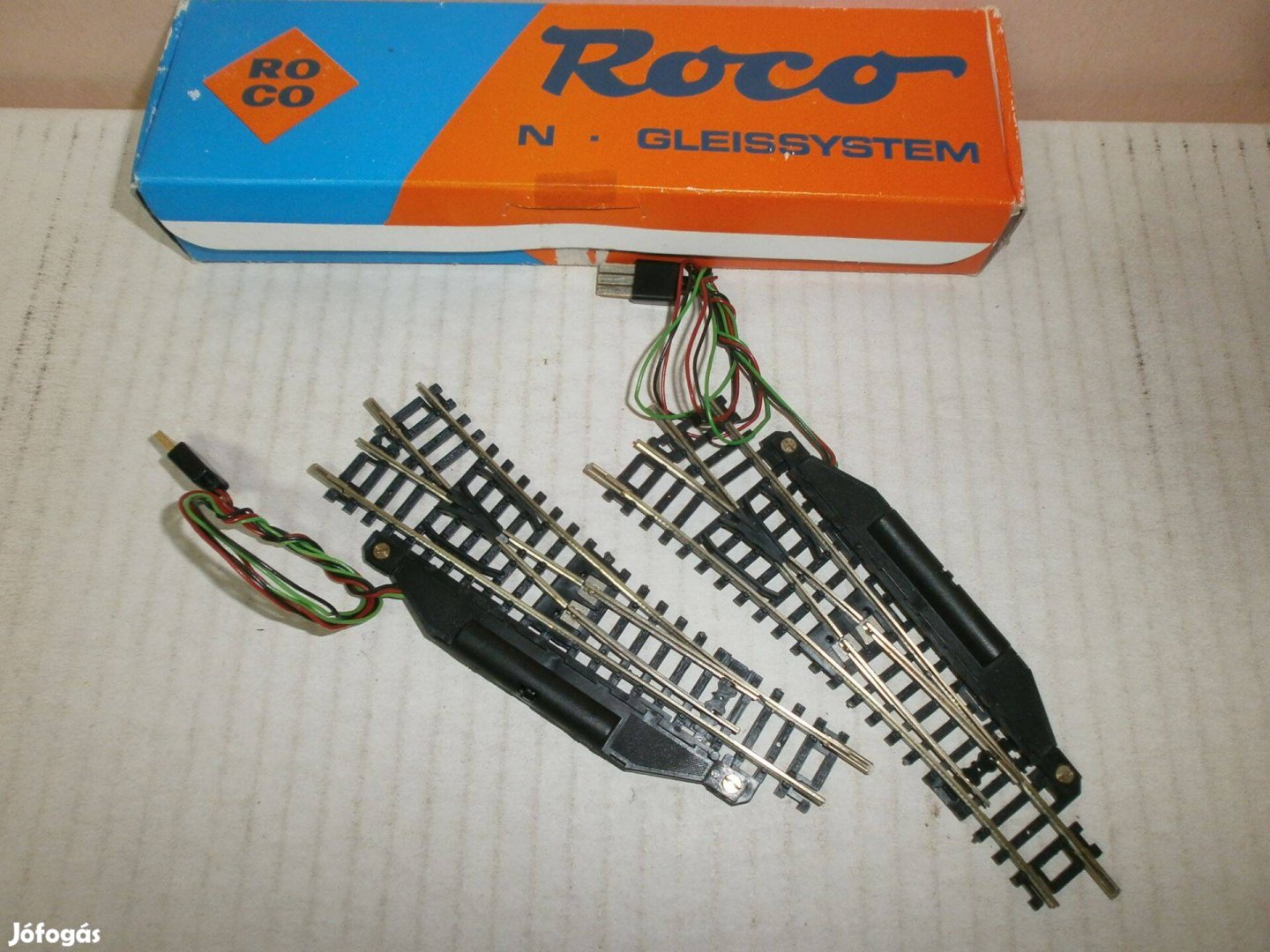 Roco - elektromos váltók N(1:160) L+R -rövídeb - pár ( N-9)