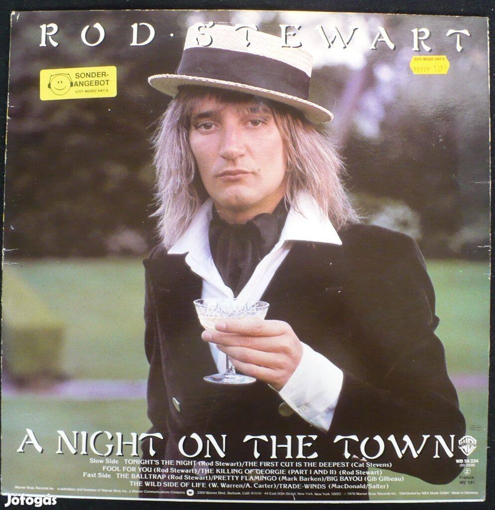 Rod Stewart: A night on the town (német nyomású LP)